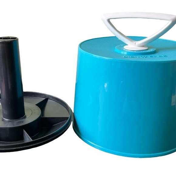 60’s Vintage Disk-Go-Case ~ (7”) Vinyl Record Collection Sky Blue Portable Case - Picture 4 of 6